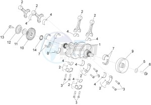 RSV4 1000 RACING FACTORY E4 ABS (NAFTA) drawing Drive shaft