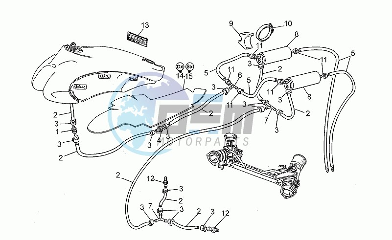 Fuel vapour recover system