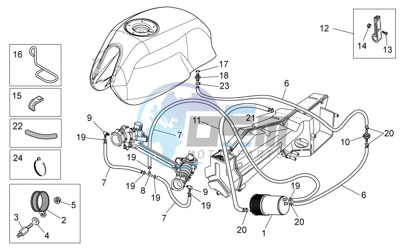 Fuel vapour recover system