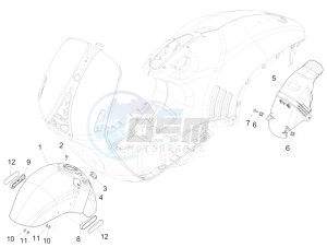 946 125 4T 3V ABS (EMEA, APAC) drawing Wheel huosing - Mudguard