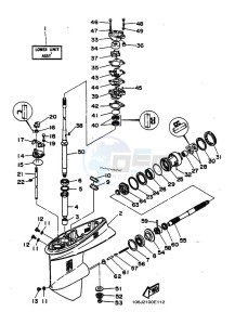 70CE drawing LOWER-CASING-x-DRIVE-1