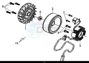 X'PRO 50 (25 Km/h) (AE05W9-NL) (E4) (L8-M1) drawing A.C.G.ASSY