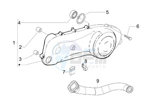 Stalker 50 Naked (UK) UK drawing Crankcase cover - Crankcase cooling