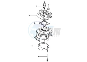 BW'S NEXT GENERATION 50 drawing CYLINDER HEAD