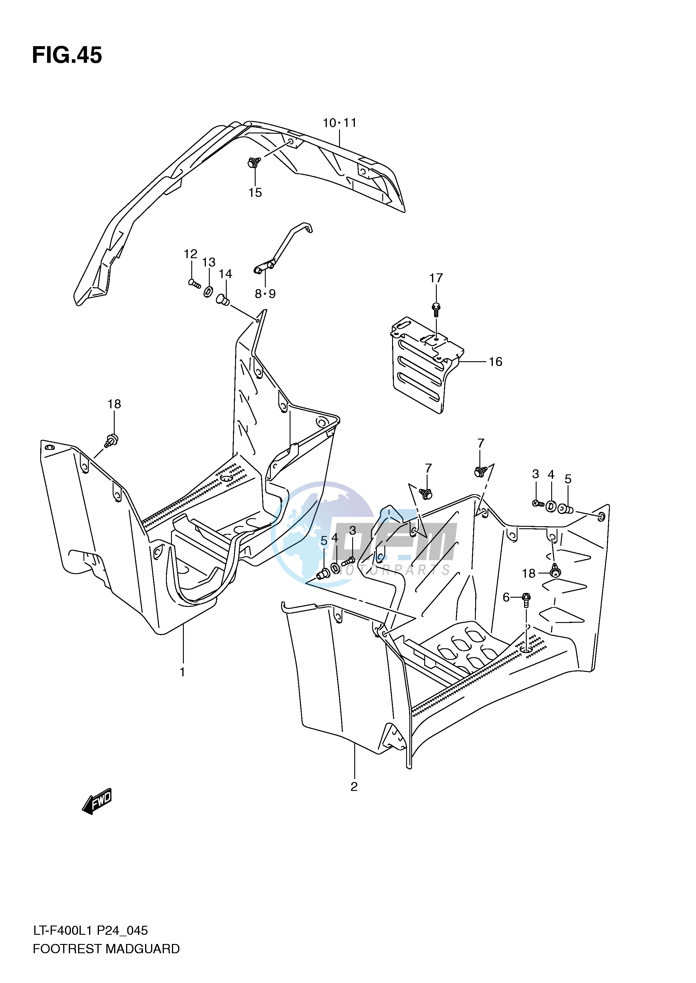 FOOTREST MADGUARD