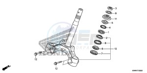 AFS1102SHC drawing STEERING STEM