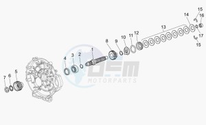 Griso V 850 IE IE drawing Clutch shaft