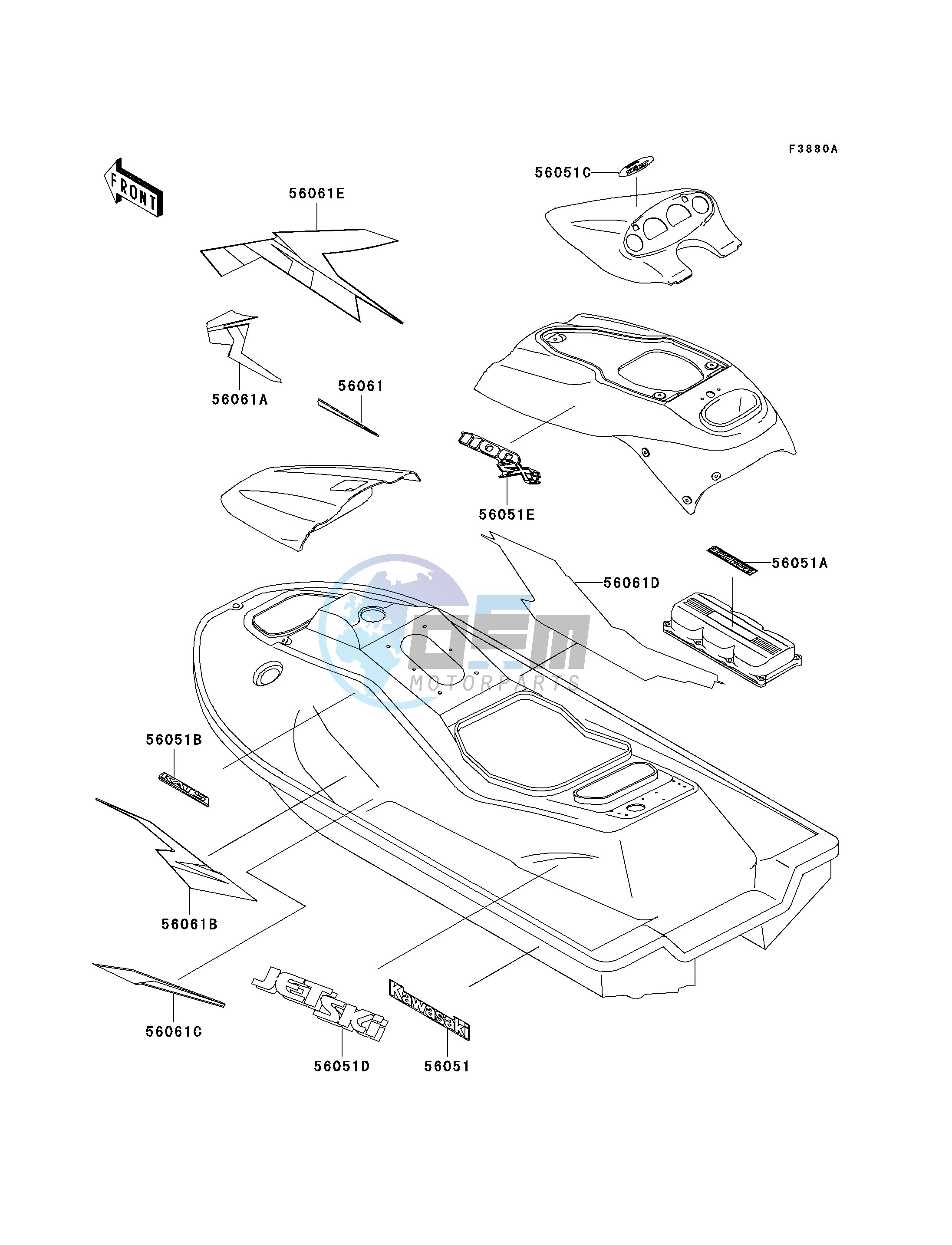 DECALS-- JH1100-A2- -