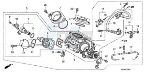 NSA700A9 Australia - (U / MME REF) drawing THROTTLE BODY