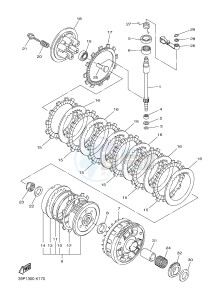 FZ8-S FZ8 FAZER 800 (42PA 42PE) drawing CLUTCH