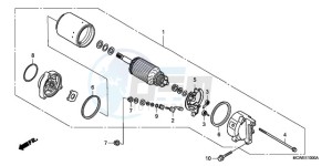 VFR800A9 Ireland - (EK / ABS MME TWO) drawing STARTING MOTOR