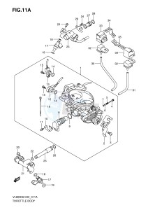 VL800 (E2) VOLUSIA drawing THROTTLE BODY (MODEL K9 L0)