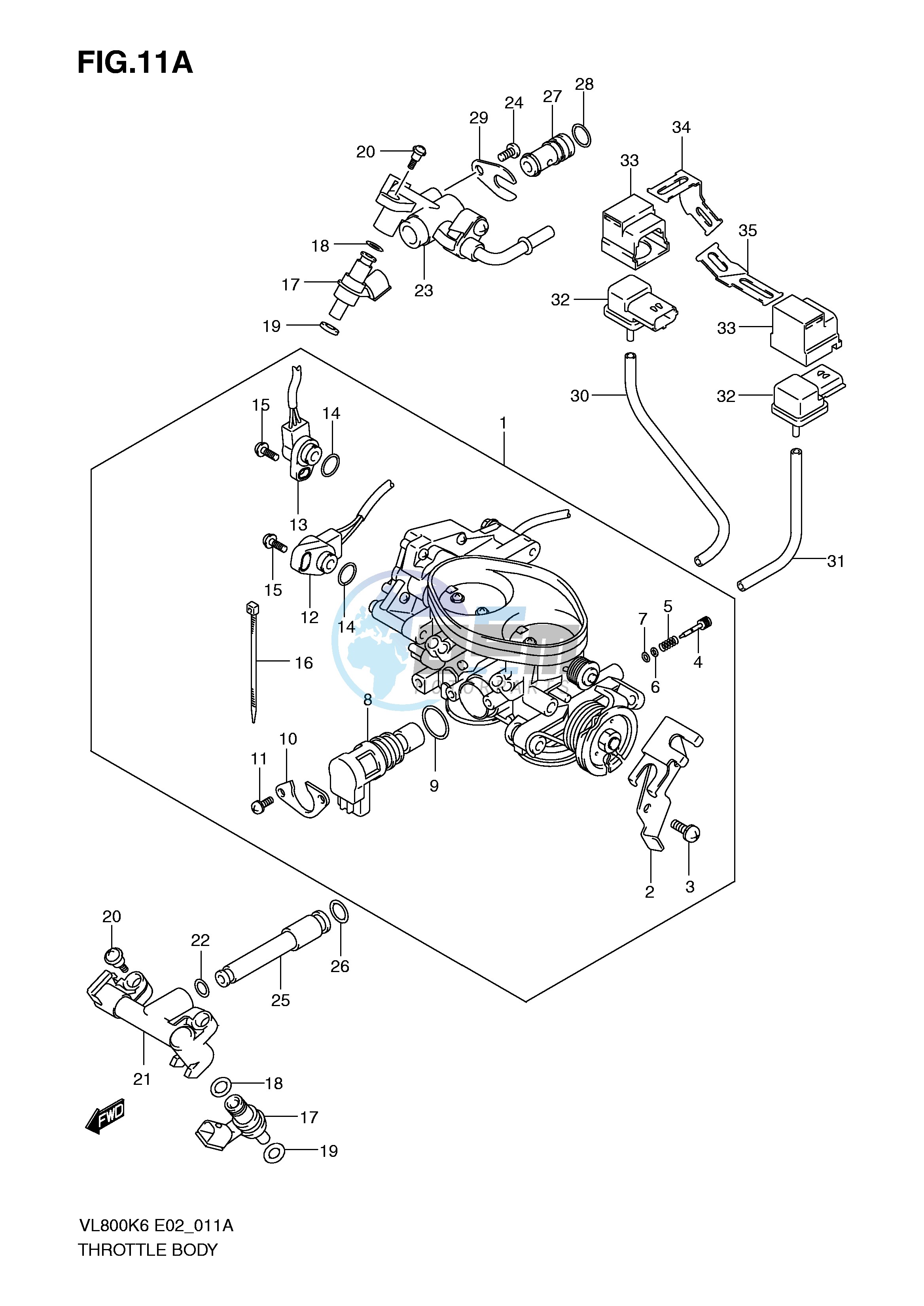 THROTTLE BODY (MODEL K9 L0)