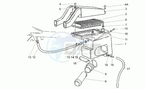 California 1100 Special Special drawing Air filter