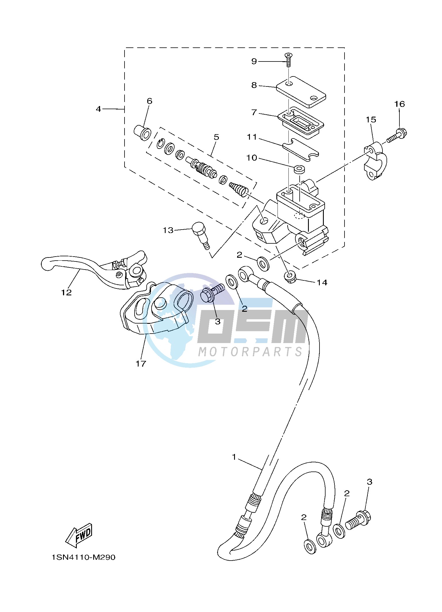 FRONT MASTER CYLINDER