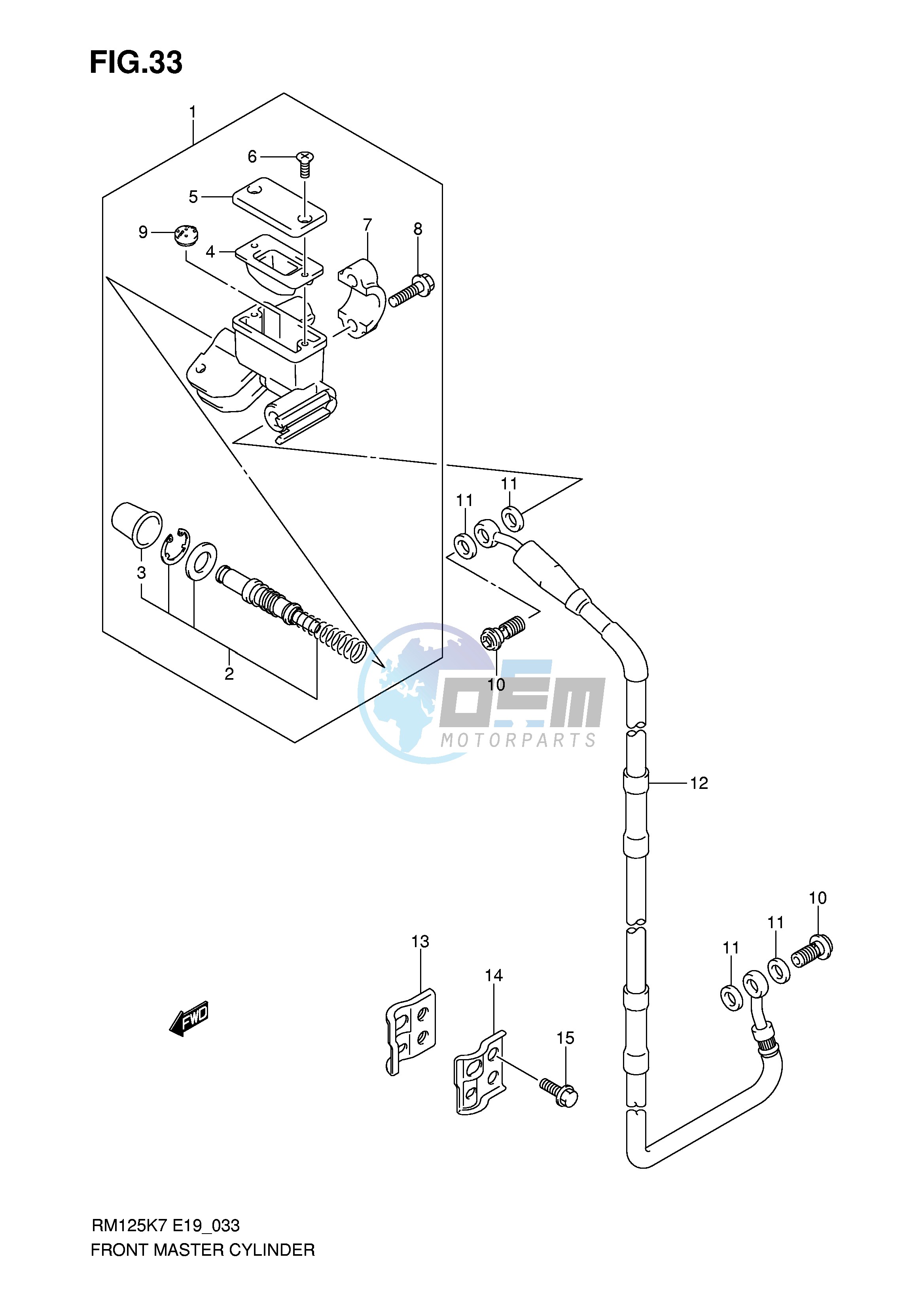 FRONT MASTER CYLINDER