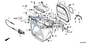 NC700XAC drawing LUGGAGE BOX