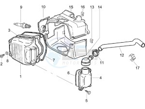 Liberty 200 4t (N15000U03) drawing Cylinder head cover