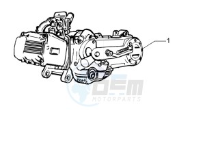 Fly 50 4t (25-30 kmh) drawing Engine assembly