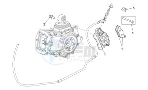 Norge 1200 IE 8V EU and 2016 USA-CN drawing Rear brake caliper