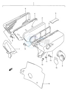 AE50 (E28) drawing AIR CLEANER