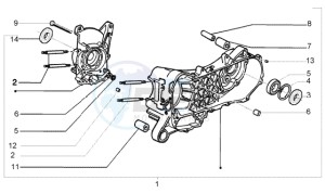 Liberty 50 4t RST drawing Crankcase