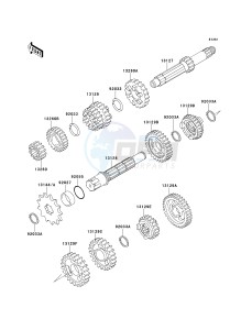 KX 80 W [KX80] (W1-W3) [KX80] drawing TRANSMISSION