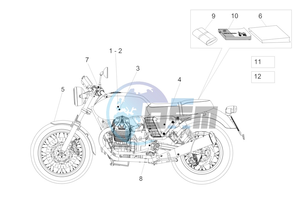 Decal and plate set