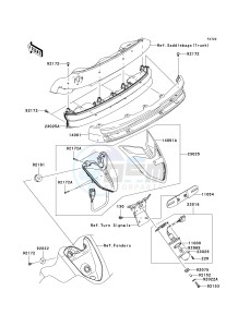 VN 1700 A [VULCAN 1700 VOYAGER] (9FA) A9F drawing TAILLIGHT-- S- -