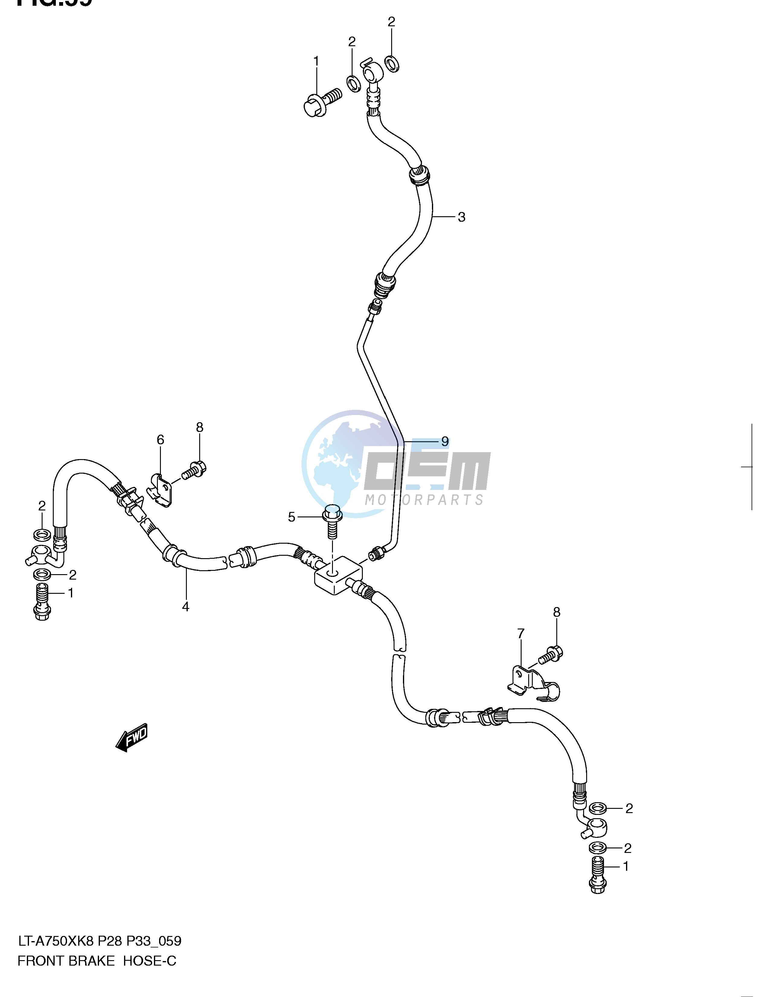 FRONT BRAKE HOSE