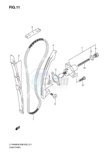 LT-R450 (E28-E33) drawing CAM CHAIN