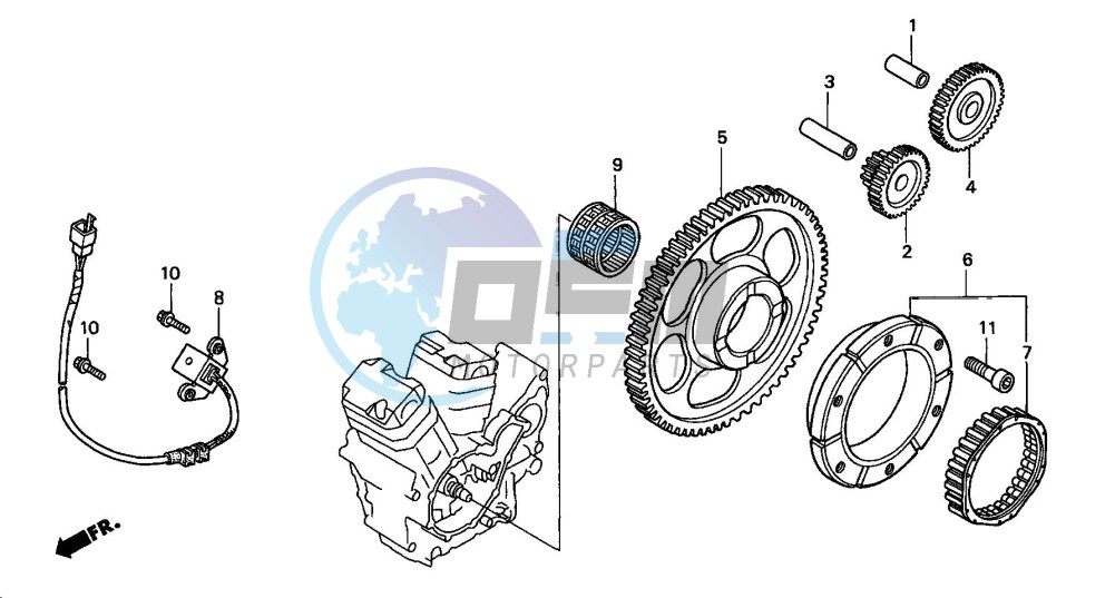 PULSE GENERATOR/ STARTING CLUTCH