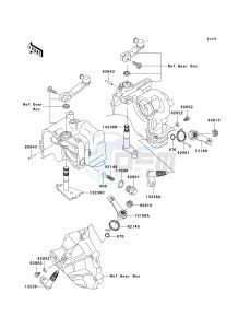 KAF 620 S [MULE 4010 TRANS4X4 HARDWOODS GREEN HD] (S9F-SAF) SAF drawing GEAR CHANGE MECHANISM