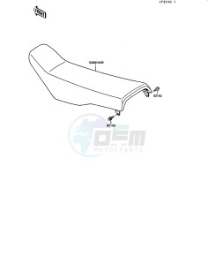 KX 125 G [KX125] (G1) [KX125] drawing SEAT