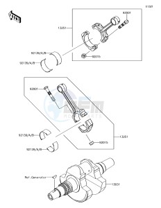 BRUTE FORCE 750 4x4i EPS KVF750HFF EU drawing Crankshaft