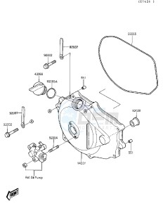 JS 650 A [650 SX] (A3-A4) [650 SX] drawing ENGINE COVER-- S- -