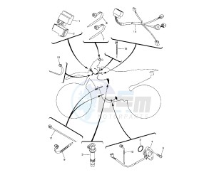 YZ F 250 drawing ELECTRICAL DEVICES