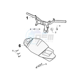 JETFORCE 50 R ICE BLADE drawing HANDLEBAR