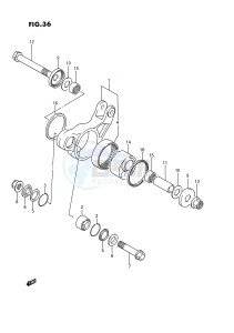 RM80 (E3) drawing CUSHION LEVER (MODEL G)