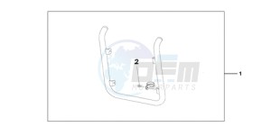 VT750CA9 KO / MK ST drawing CHROME RADIATOR