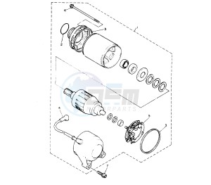 YZF SP 750 drawing STARTING MOTOR