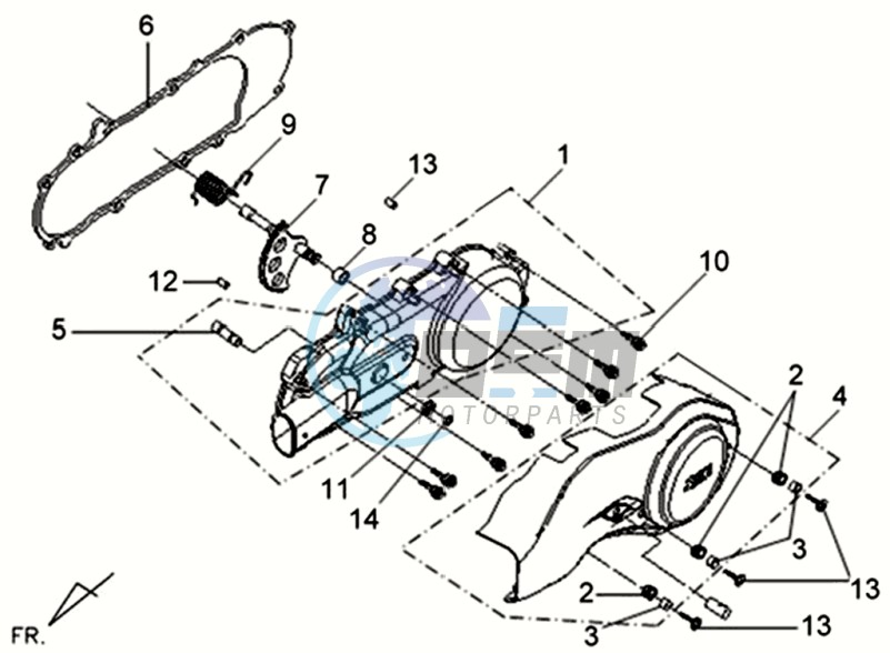 CRANKCASE COVER / GASKET