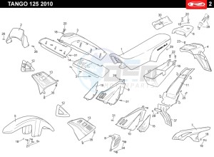 TANGO-125-BLACK drawing COWLING