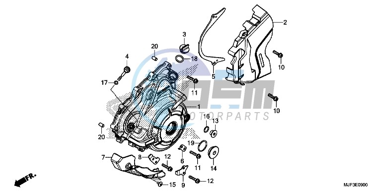 LEFT CRANKCASE COVER