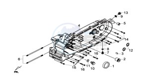 JOYMAX 300I drawing CRANKCASE LEFT