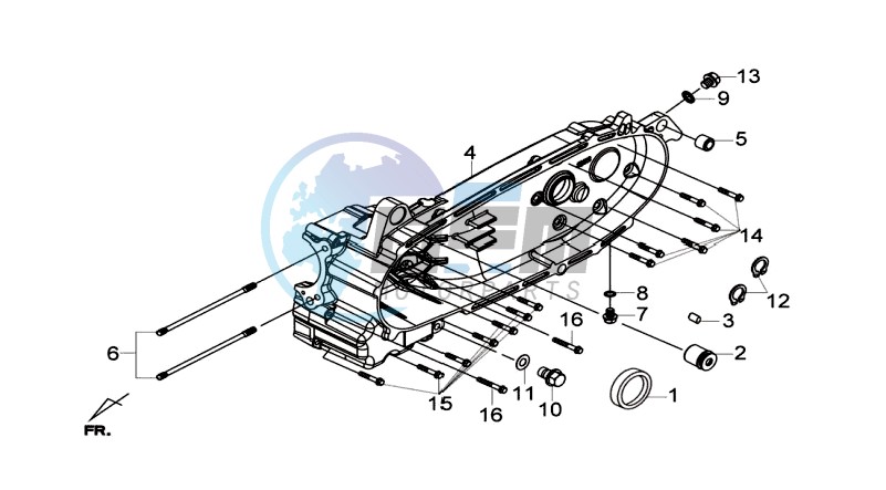 CRANKCASE LEFT