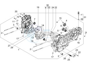 Runner 125 VX 4t Race e3 drawing Crankcase