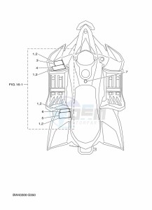 YFZ50 (BW4G) drawing EMBLEM & LABEL 1