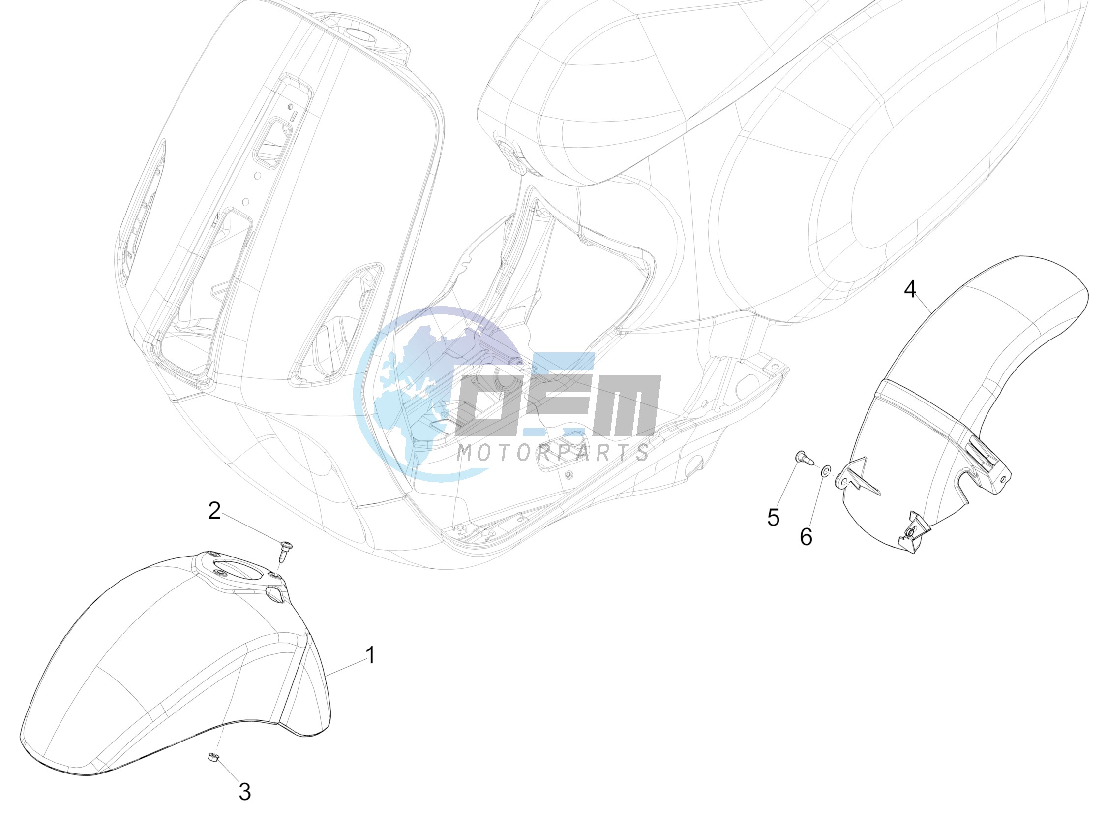 Wheel housing - Mudguard