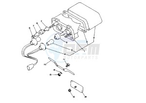 TRX 850 drawing TAILLIGHT